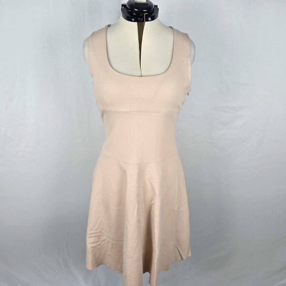Joseph Dress Women's 44 US 12 Nude Knee Sleeveless Fit & Flare Michele Summer St